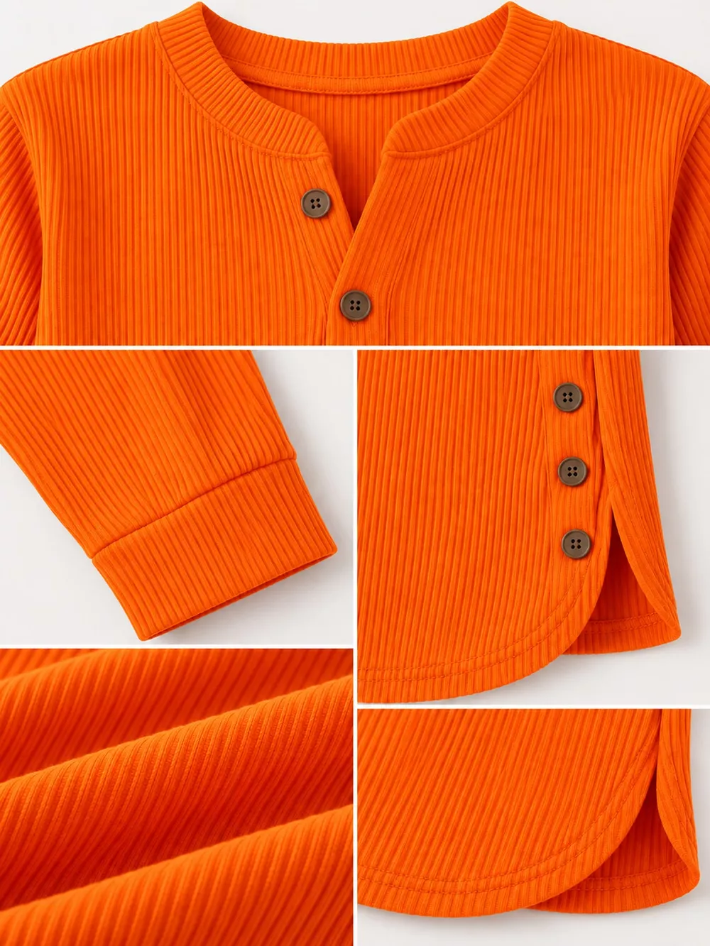 Full Size Button Detail Long Sleeve Top Plus Size, image 52