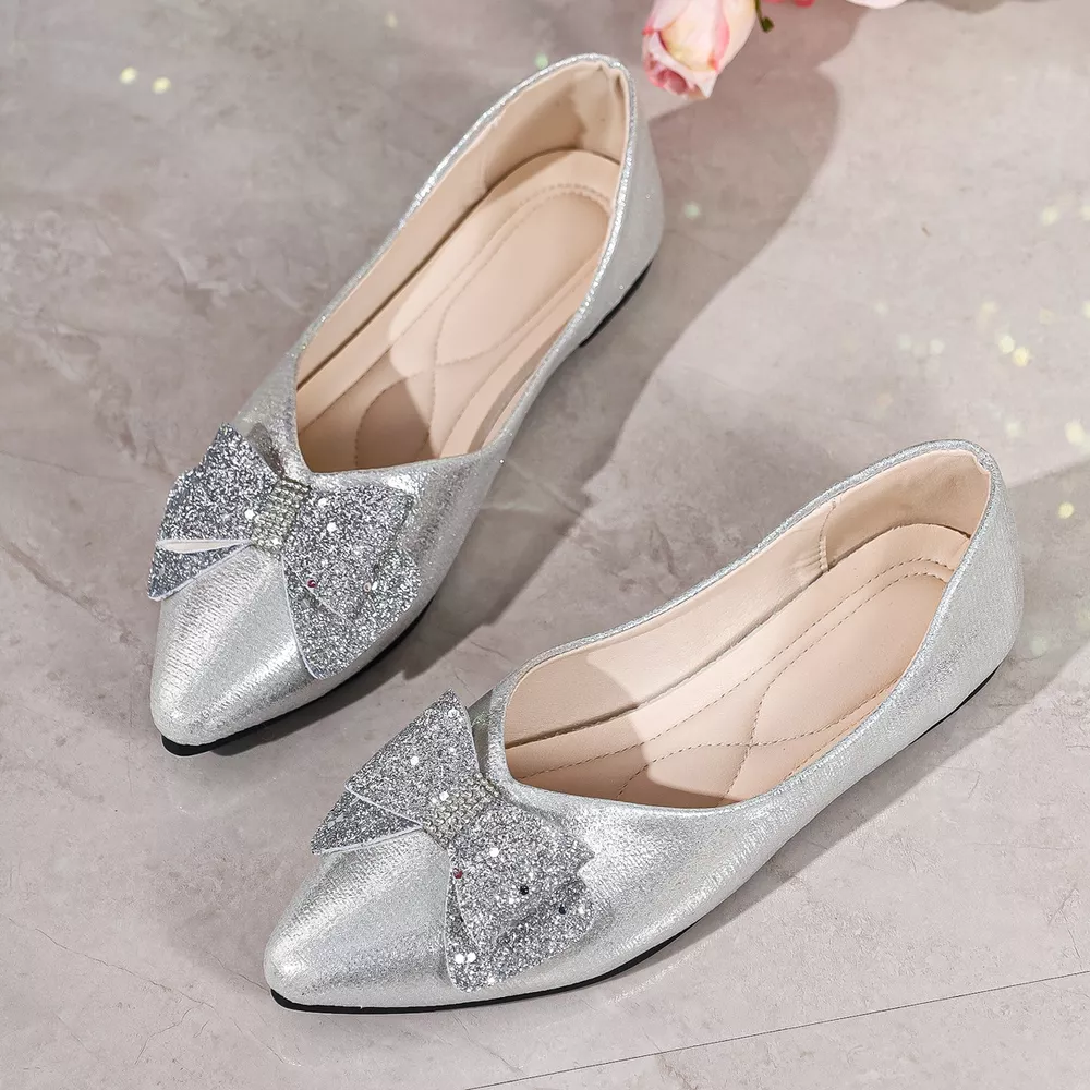 Bow Point Toe Slip-Ons, image 10