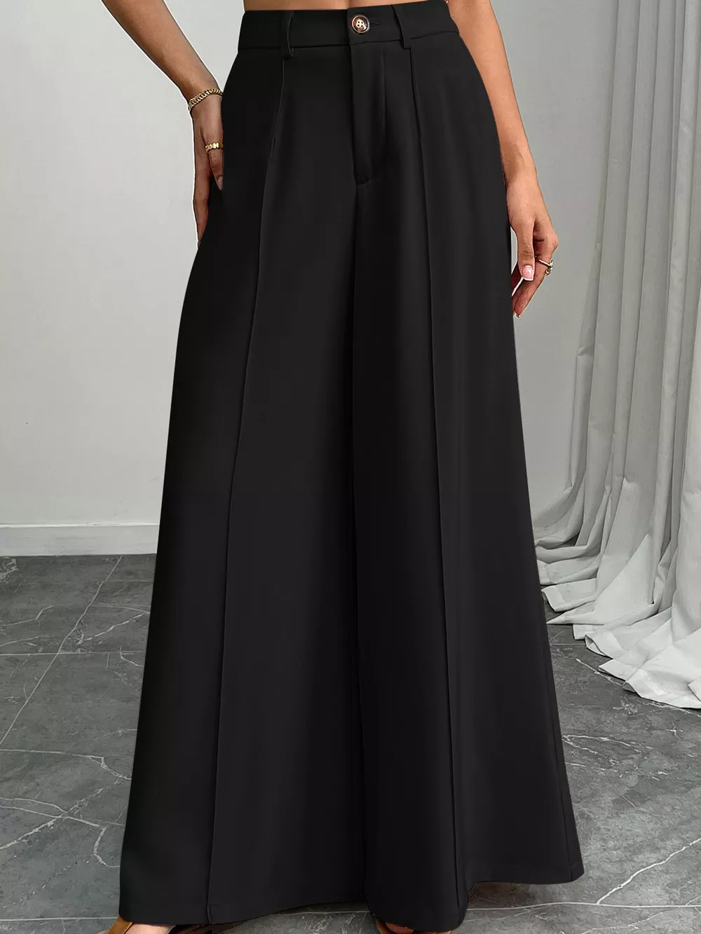 High-Waisted Wide-Leg Pants, image 4