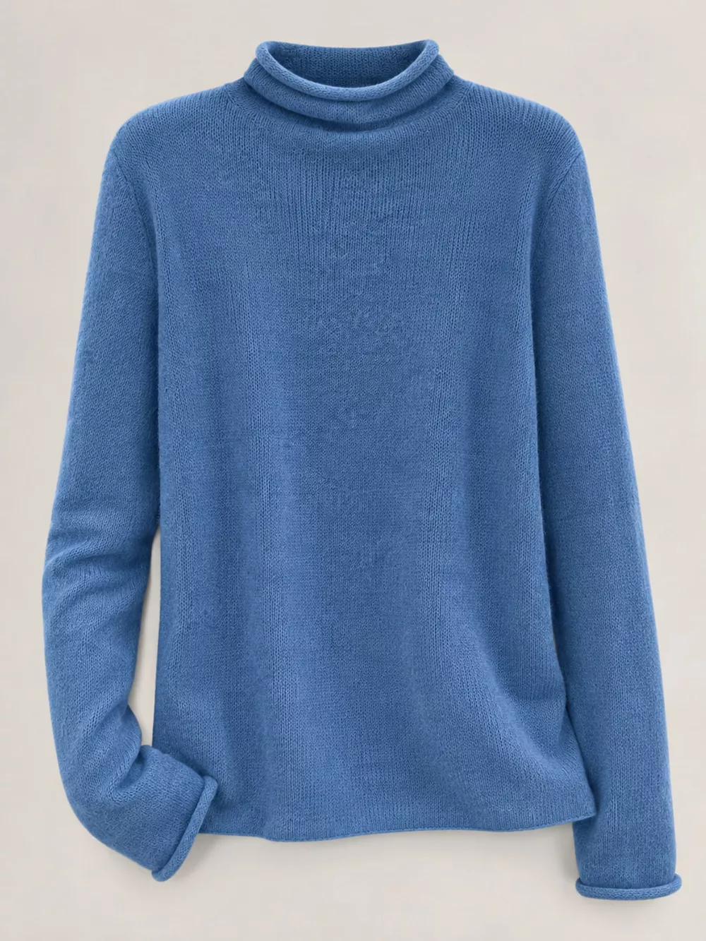 Sheer Turtleneck Knit Top, image 26