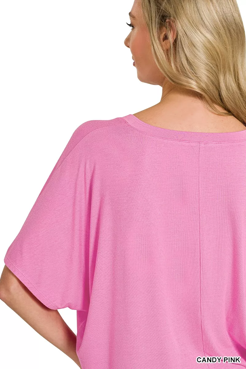 V-neck Oversized Top & Pants Set, image 6
