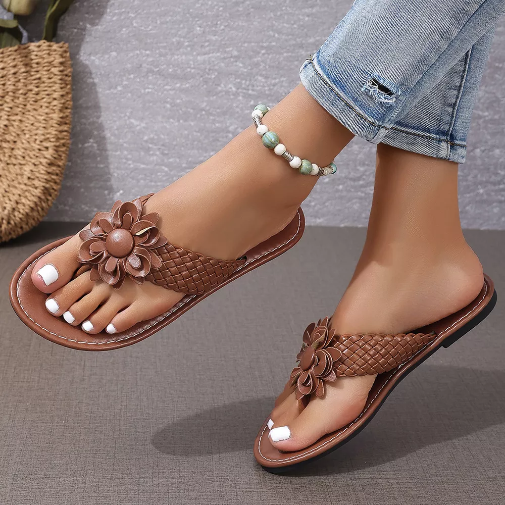Flower Toe Post Sandals, image 17