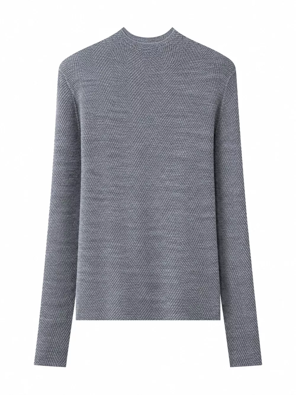Textured Mock Neck Sweater, image 8