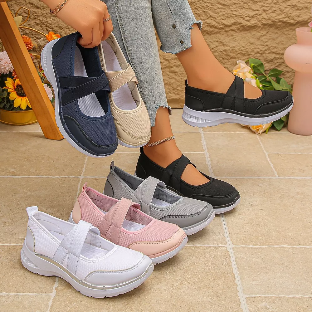 Comfortable Slip-Ons with Elastic Straps, image 2