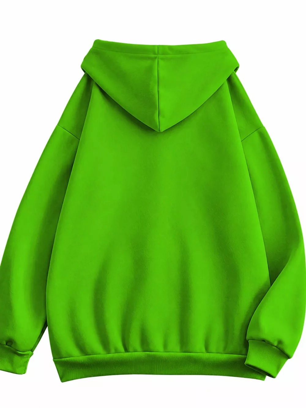 Full Size Oversized Solid Zip-Up Hoodie with Drawstring Plus Size, image 38