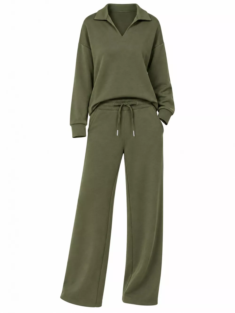 Dropped Shoulder Top and Pants Set, image 45