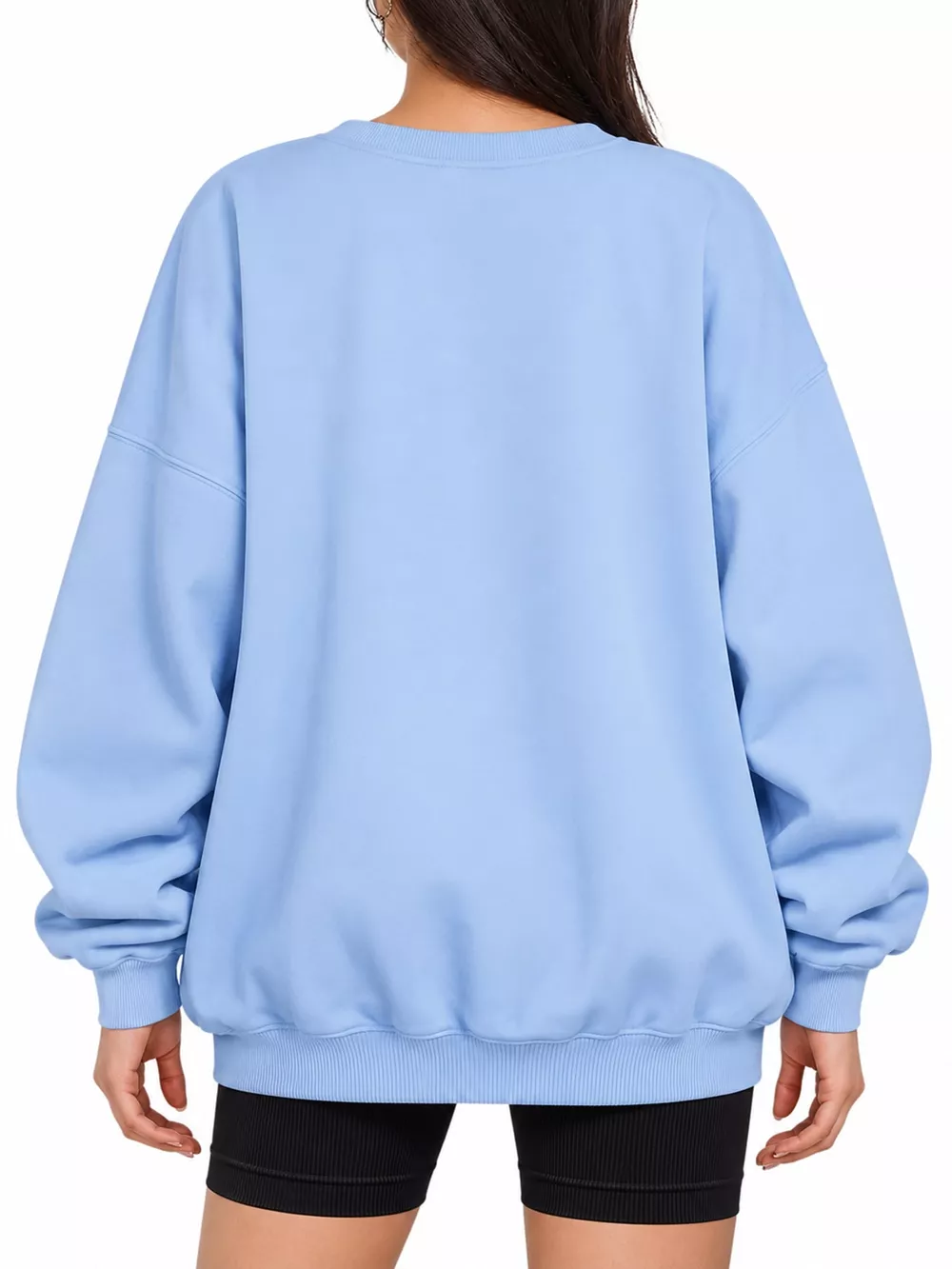 Full Size Crew Neck Dropped Shoulder Sweatshirt Plus Size, image 25