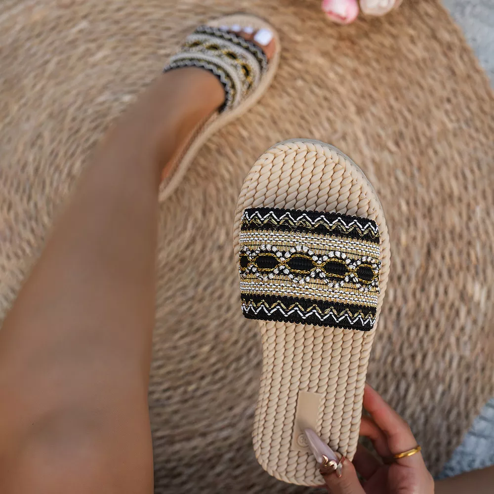 Open Toe Flats Sandals, image 3
