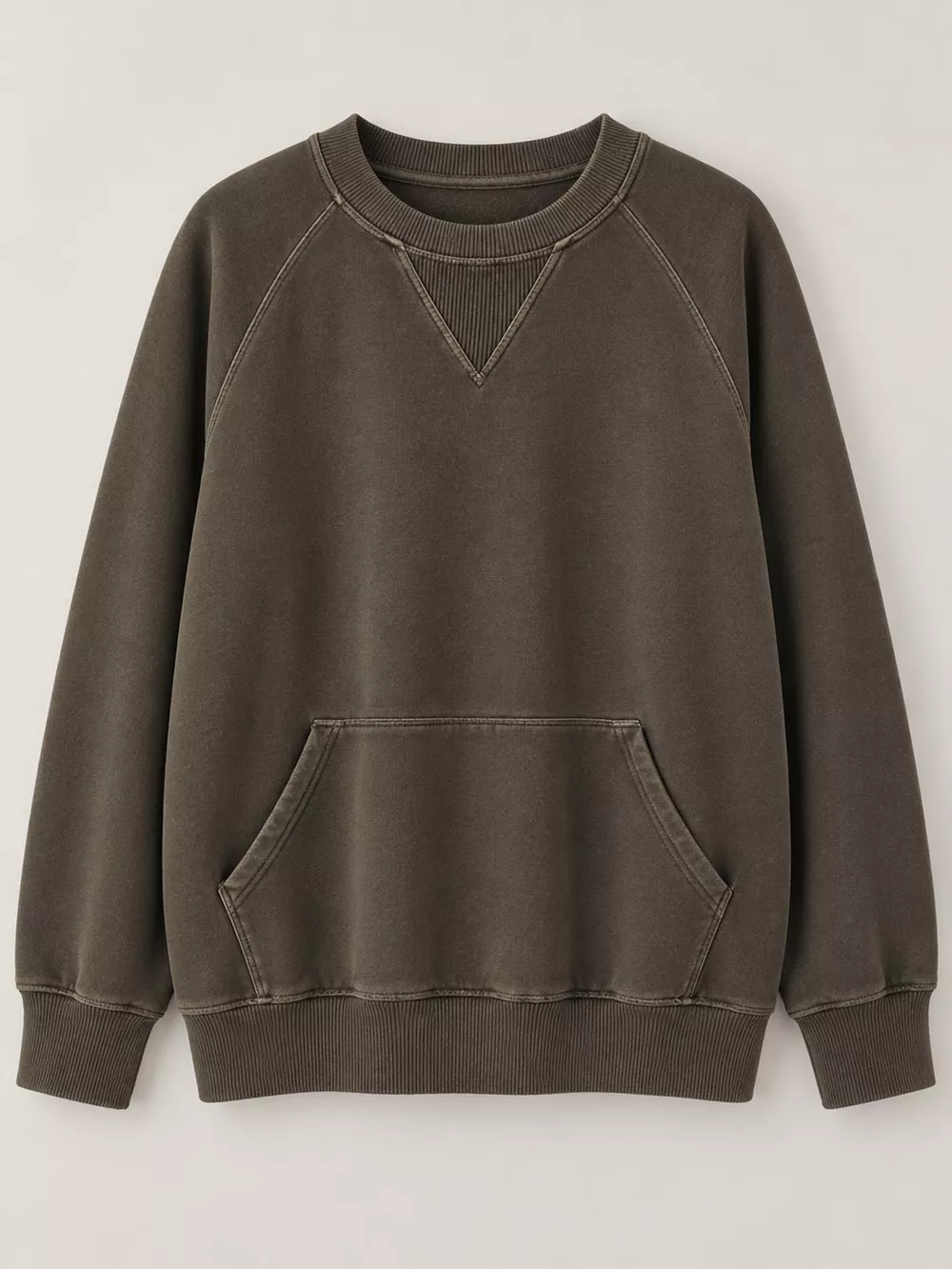 Crew Neck Raglan Sleeve Sweatshirt, image 37