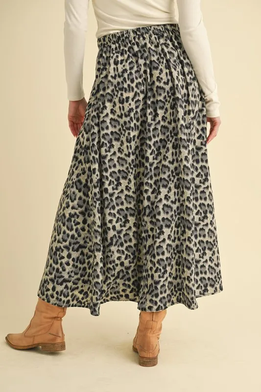 Leopard Midi Skirt, image 6