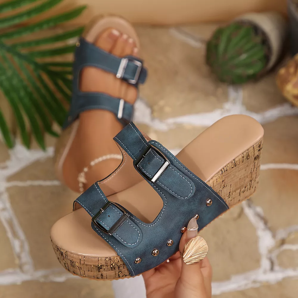 Open Toe Wedge Sandals, image 10