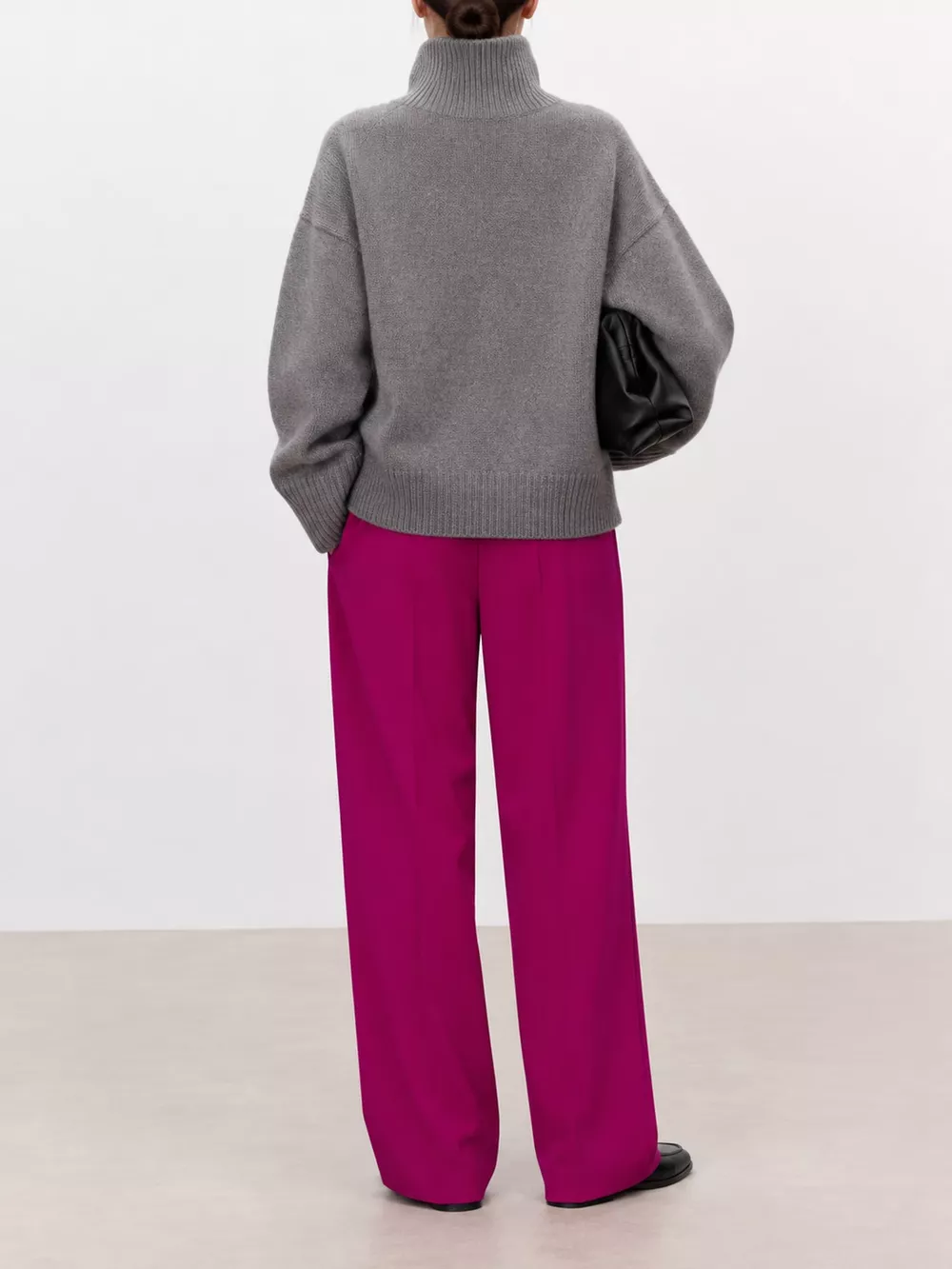 Oversized Turtleneck Wool Sweater, image 29