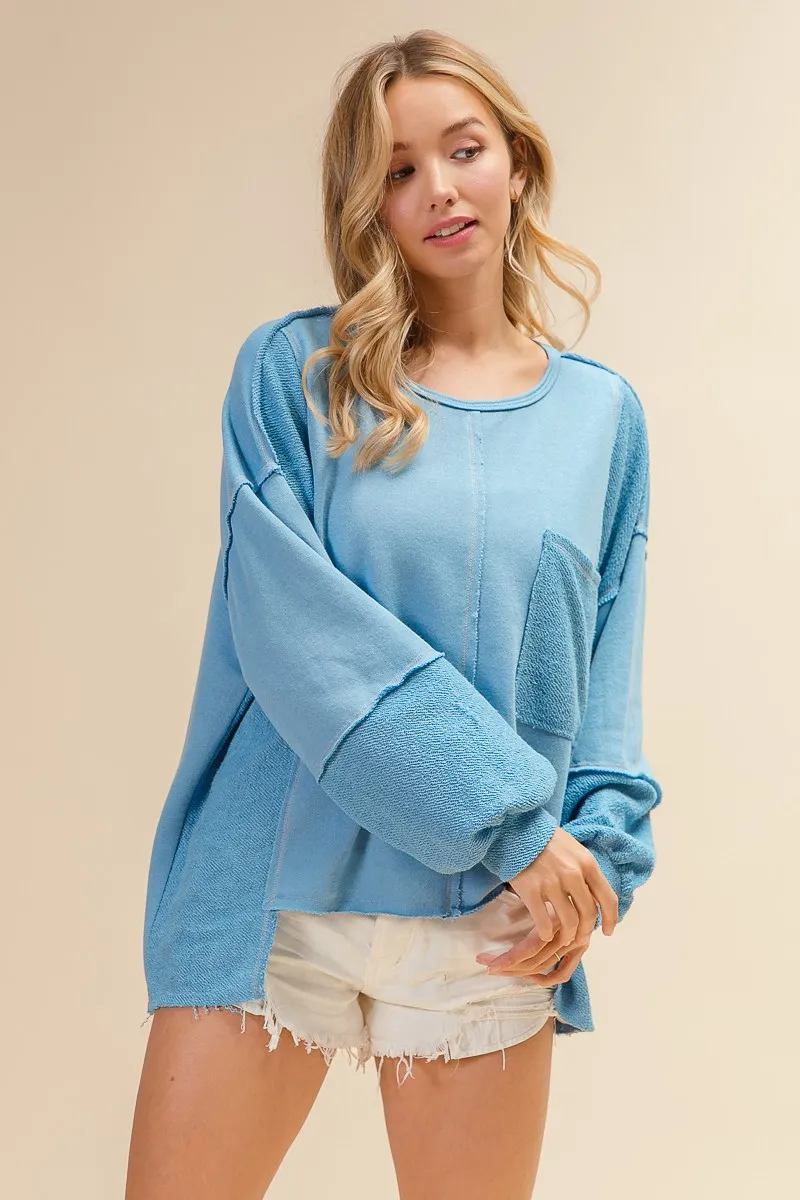Oversized Pocket Front Sweatshirt, image 11