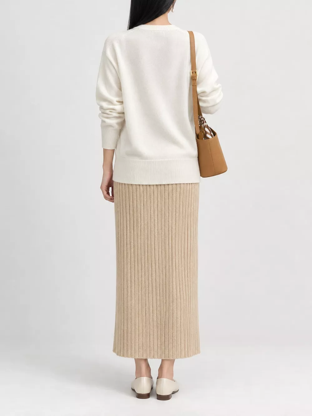 Wrap-Front Long Sleeve Sweater, image 12