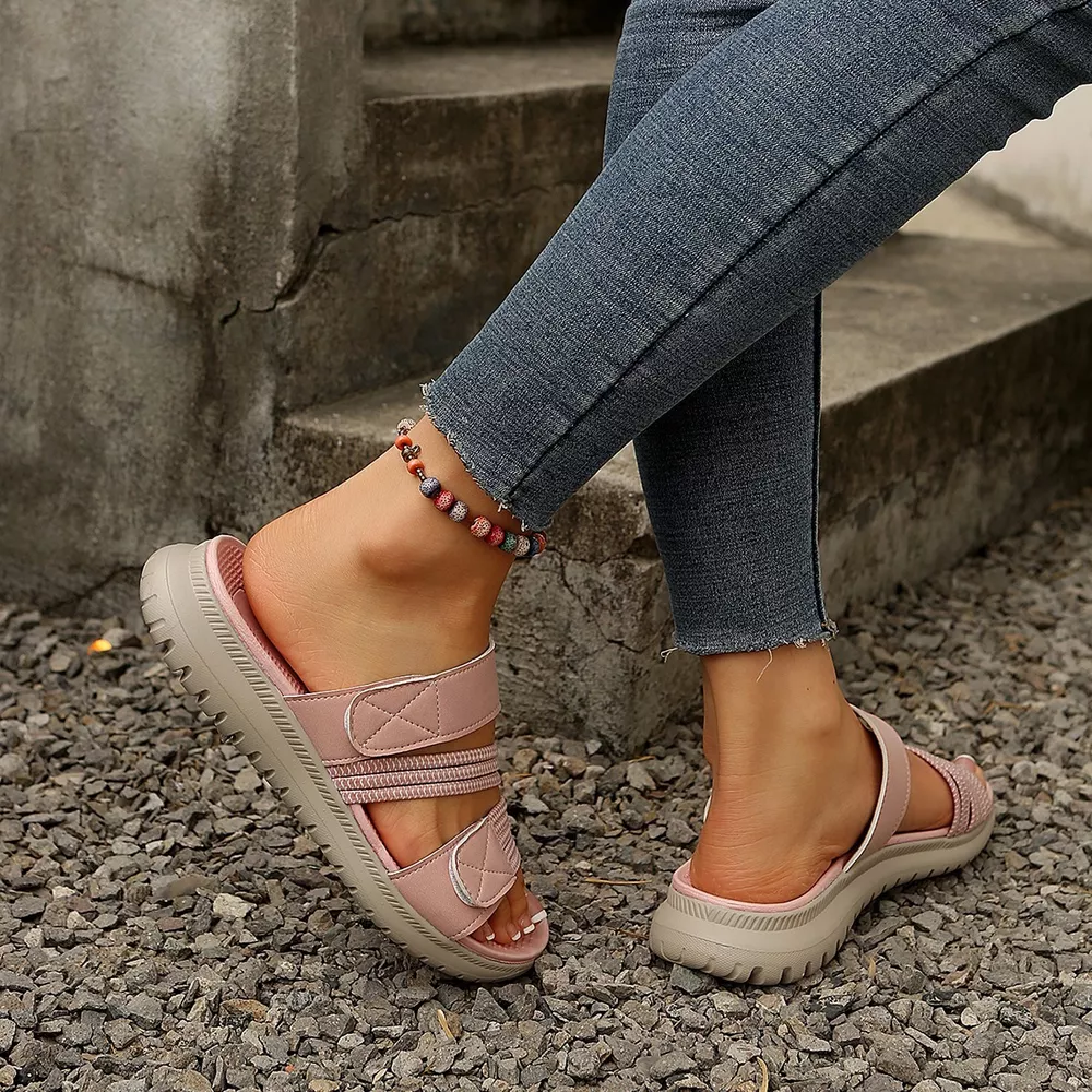 Open Toe Adjustable Strap Sandals, image 13