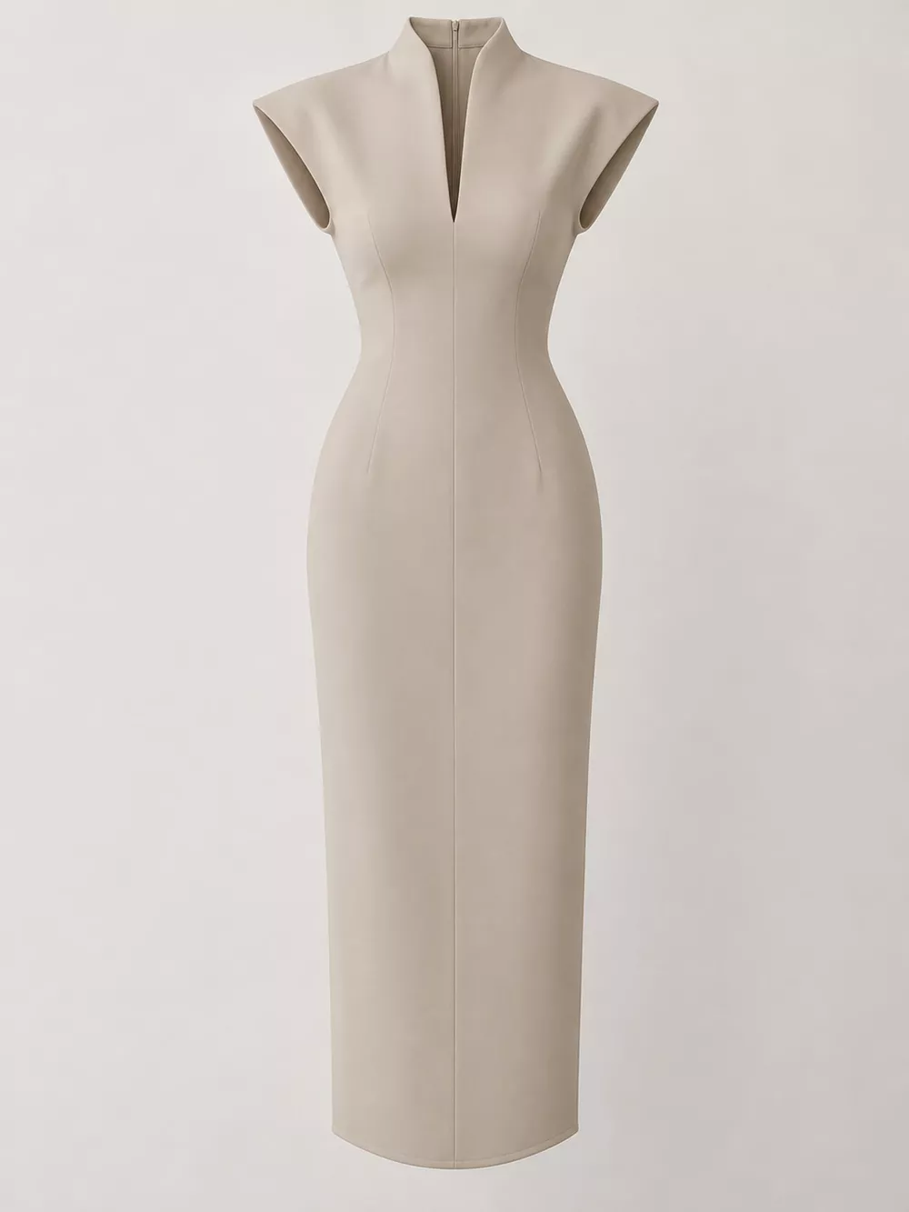 Slit Sleeveless Bodycon Midi Dress, image 13