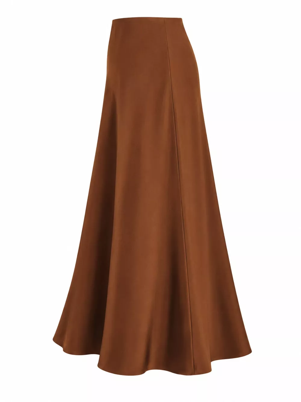 Full Size High-Waisted Satin Midi Skirt Plus Size, image 15