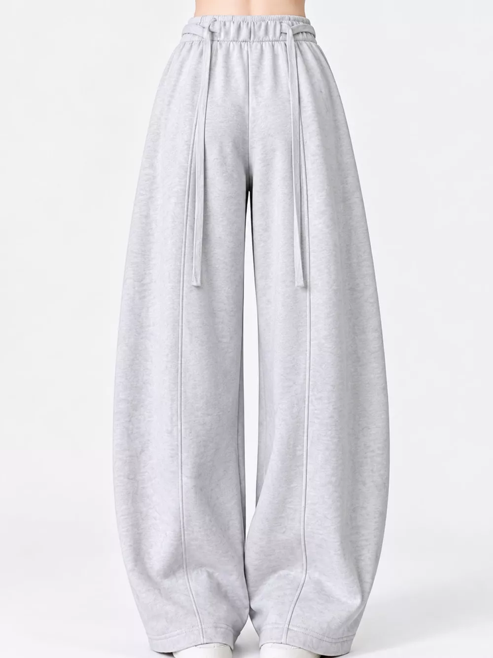 Drawstring Wide-Leg Casual Pants, image 19
