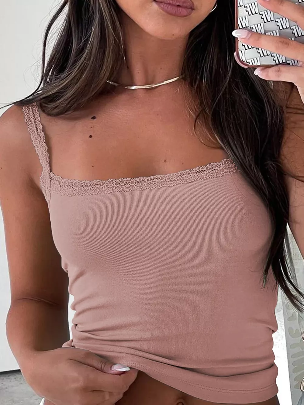 Lace Detail Cami Top, image 27