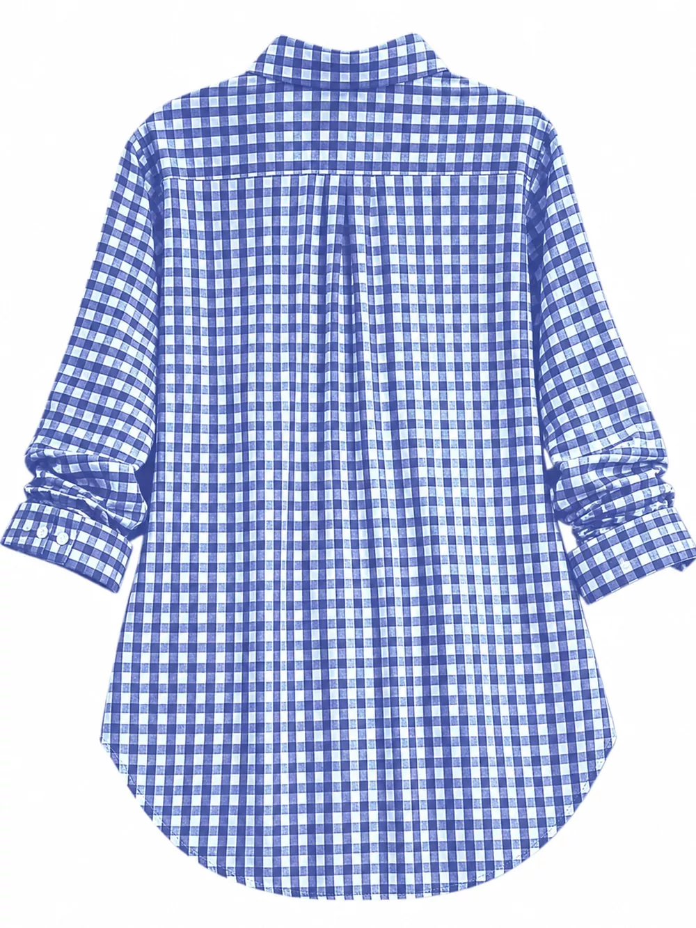 Plus Size Plaid Button-Down Long Sleeve Shirt, image 19