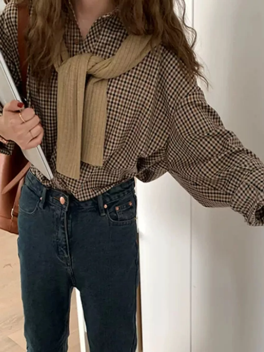 Plaid Button-Down Shirt, image 5