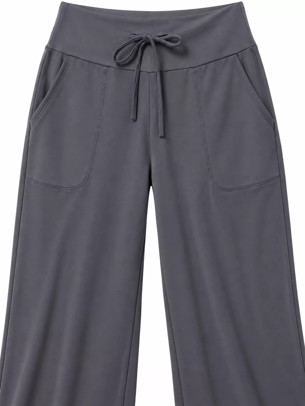 High-Waisted Wide-Leg Lounge Bottoms with Pockets, image 12