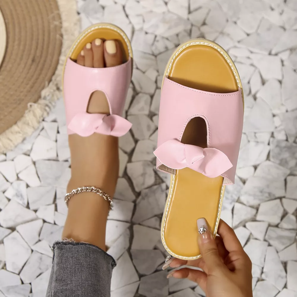 Open Toe Flats Sandals, image 6