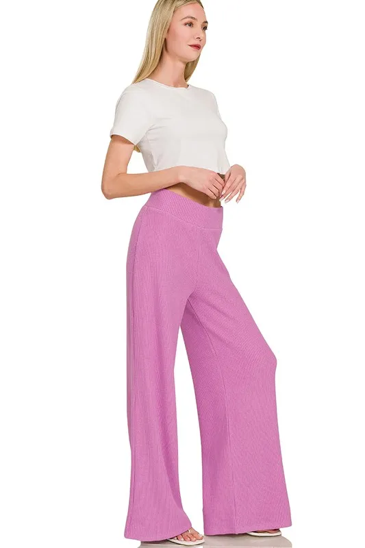 Rolled Sleeve Top and Pants Sweater Set, image 9