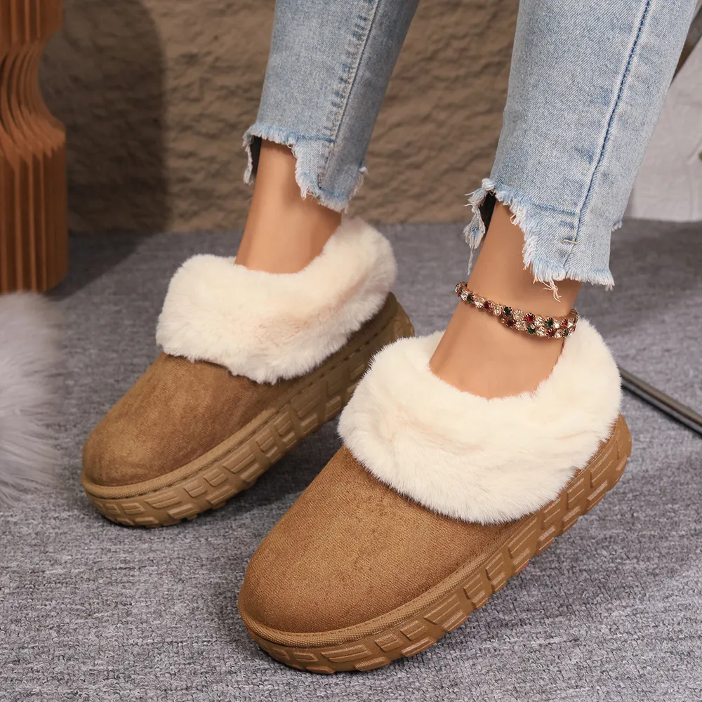 Faux Fur Lined Suede Winter Boots, image 10