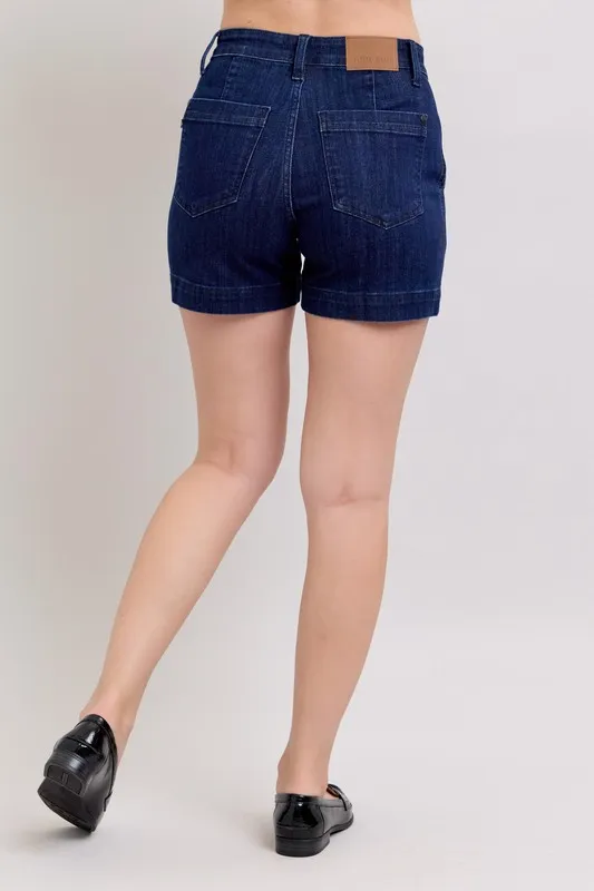 Full Size High Waist Denim Shorts Plus Size, image 16