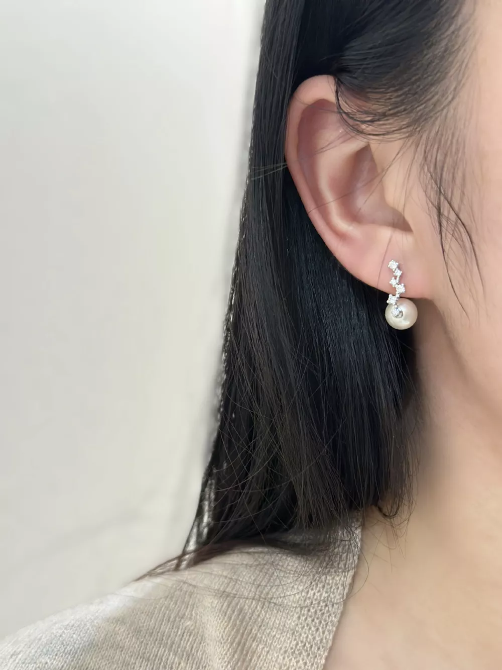 925 Sterling Silver Zircon Earrings, image 3