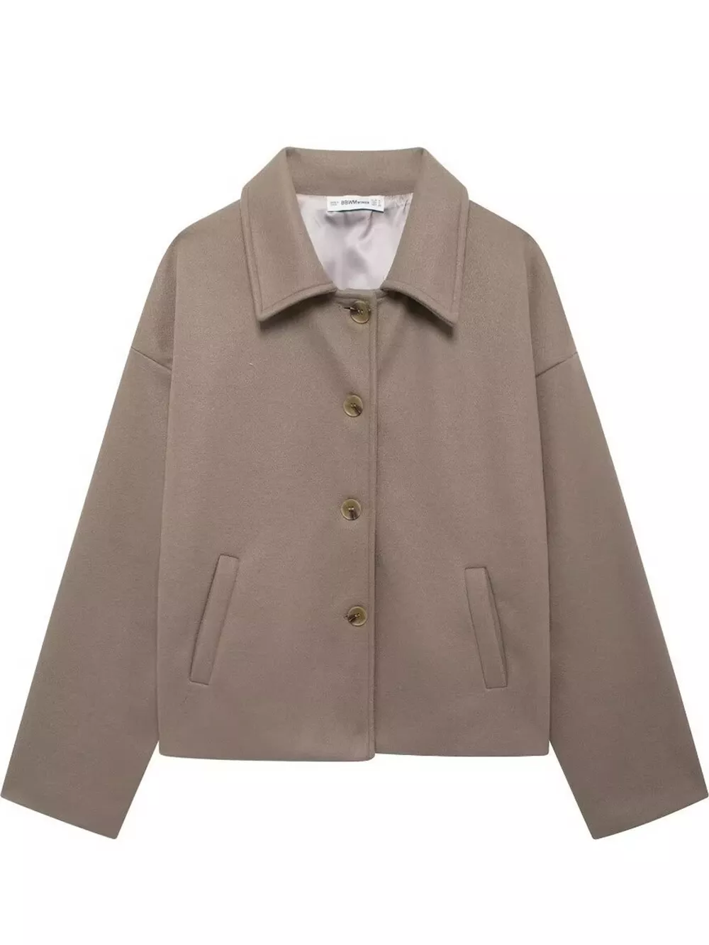 Button-Up Dropped Shoulder Outerwear, image 5