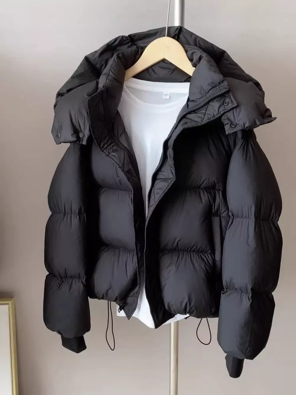 Quilted Hooded Puffer Jacket, image 6