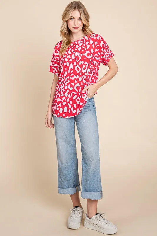 Animal Print Stretchy T-Shirt, image 3