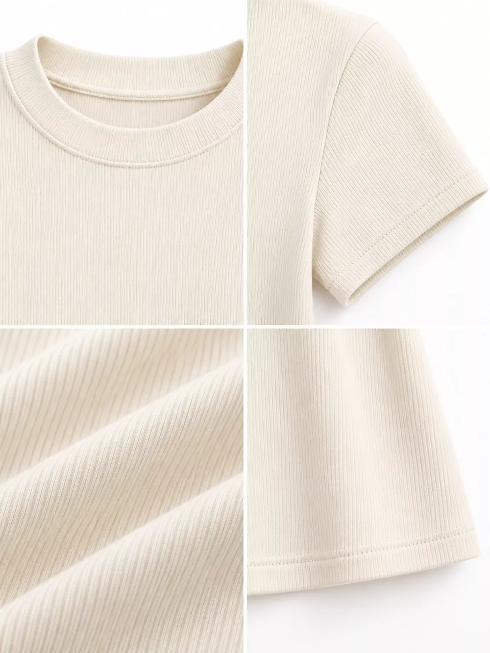 Slim-Fit Crew Neck Basic T-Shirt, image 25