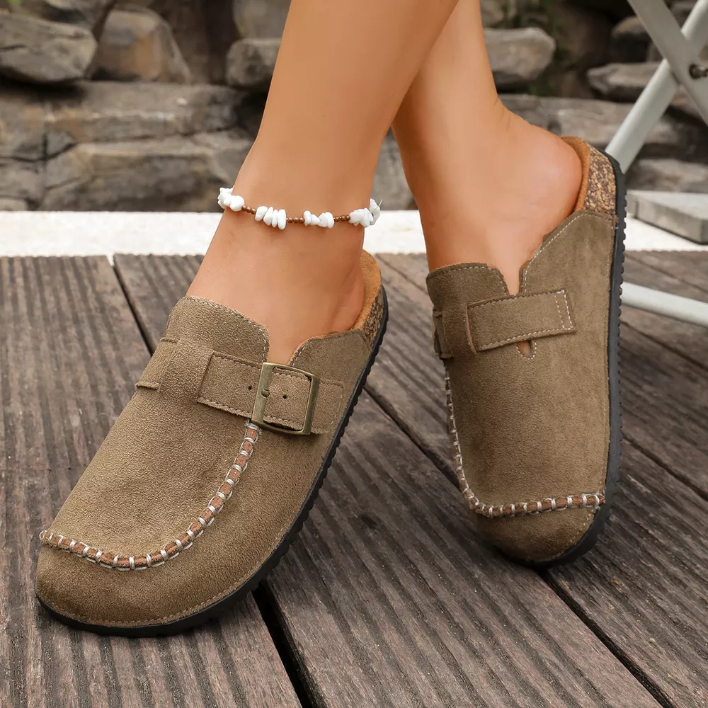 Round Toe Flats Sandals, image 4