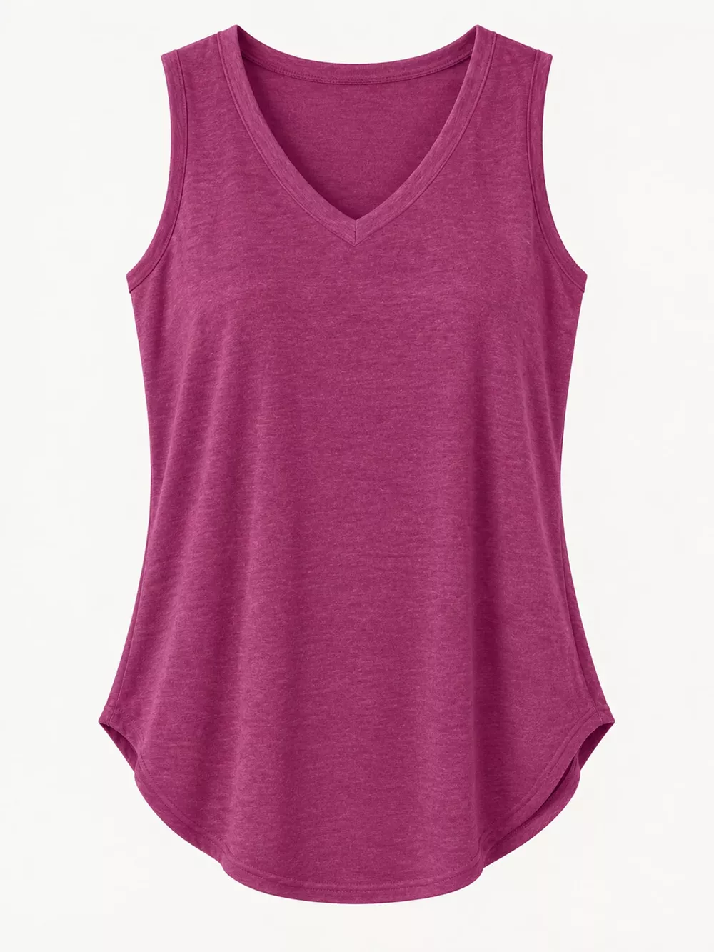 V-Neck Casual Loose Fit Tank Top, image 37