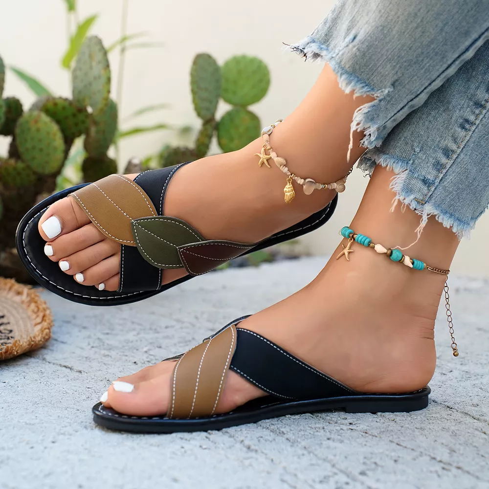 Cross Strap Open Toe Sandals, image 5