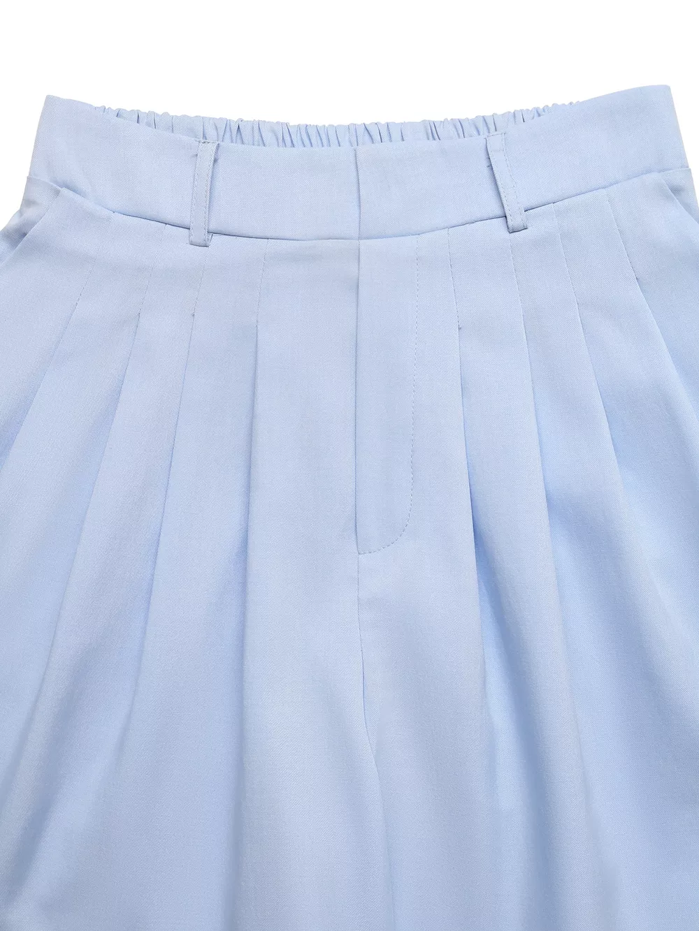 Pleated High-Waisted Shorts, image 8