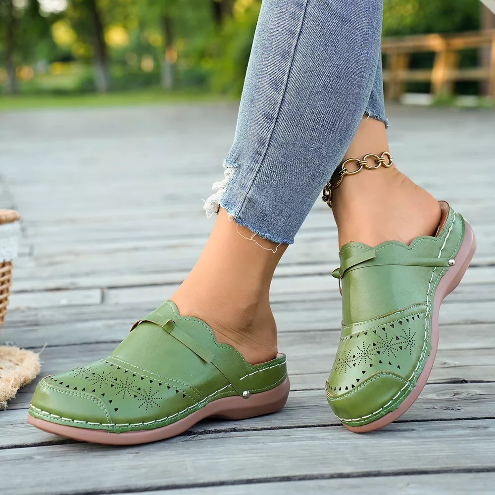 Round Toe Wedge Sandals, image 5