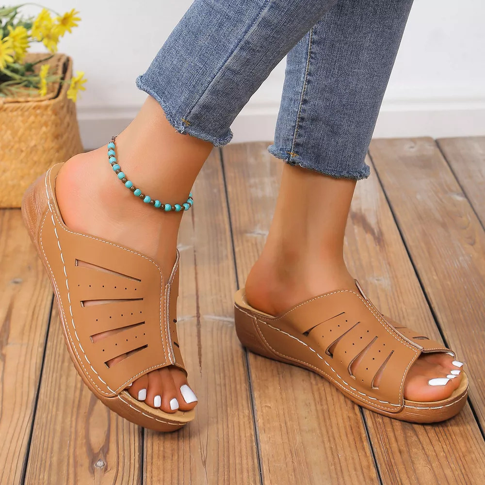 Open Toe Wedge Sandals, image 7