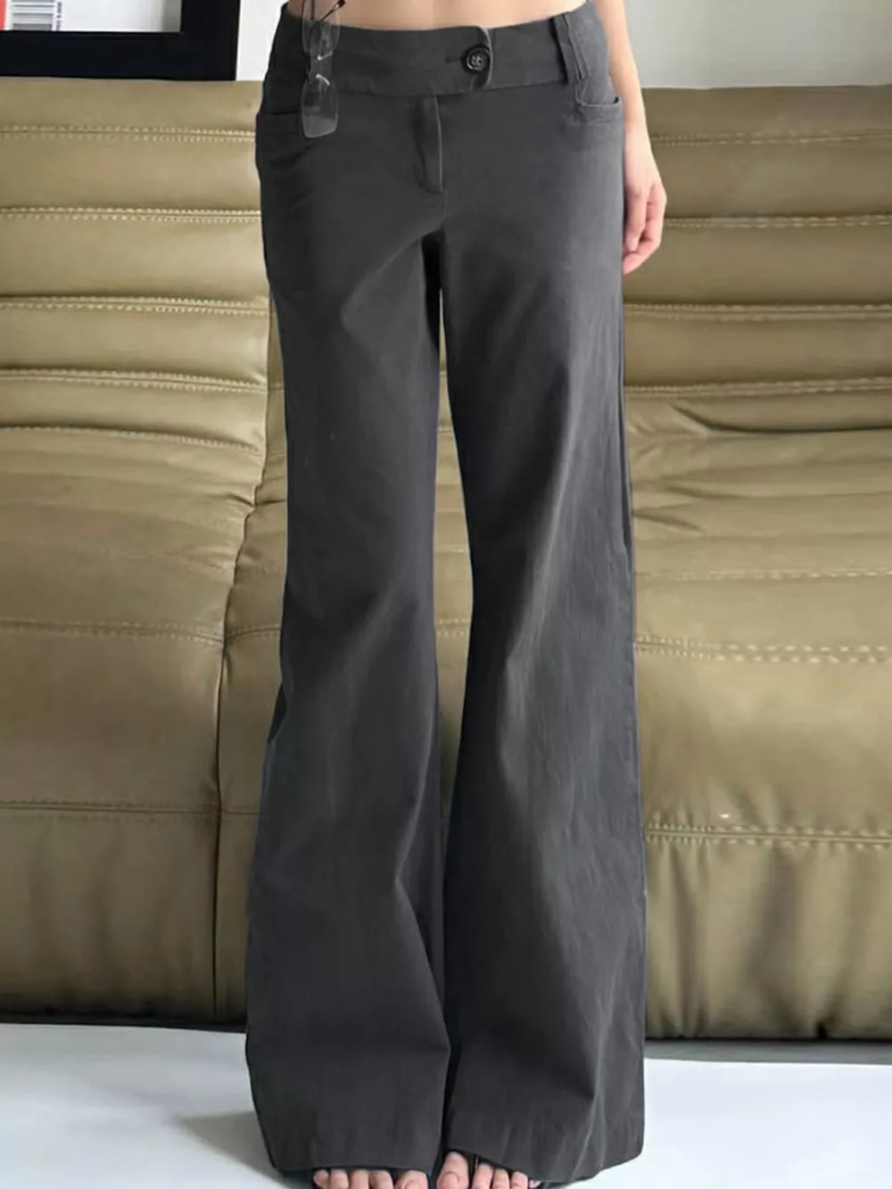 Loose Fit Flare Pants, image 3