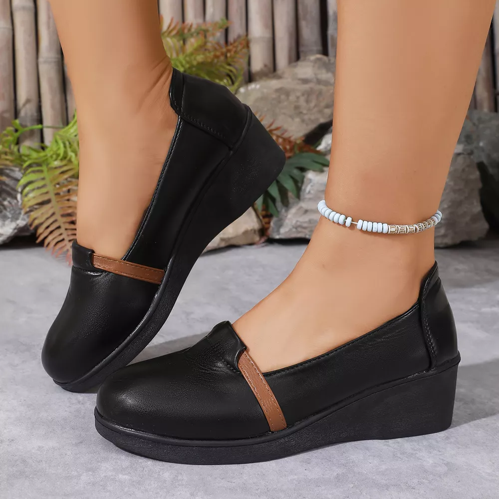 Comfortable Slip-Ons with Wedge Heel, image 4