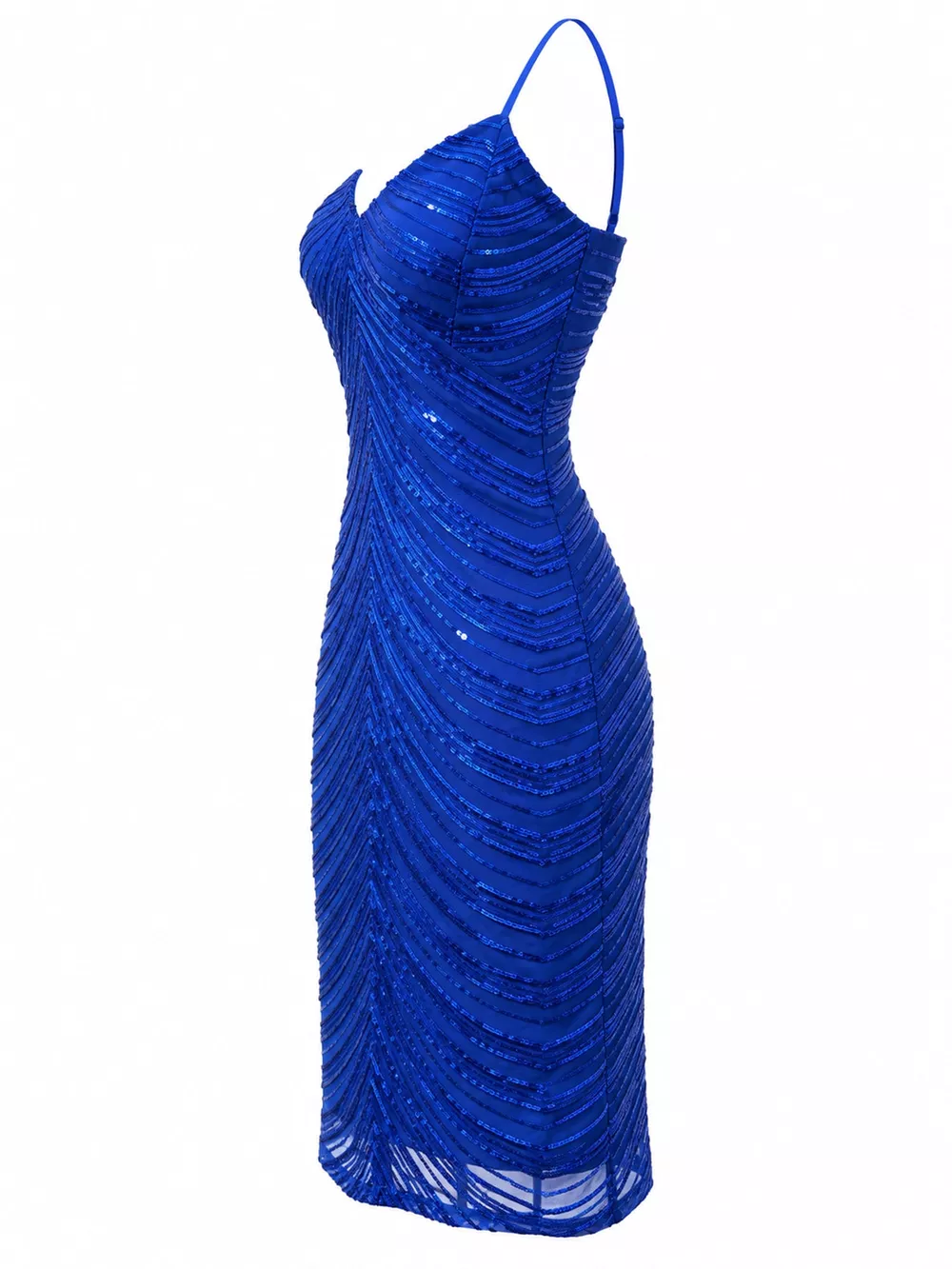 Sleeveless Sequin Embellished Bodycon Mini Cami Dress, image 8