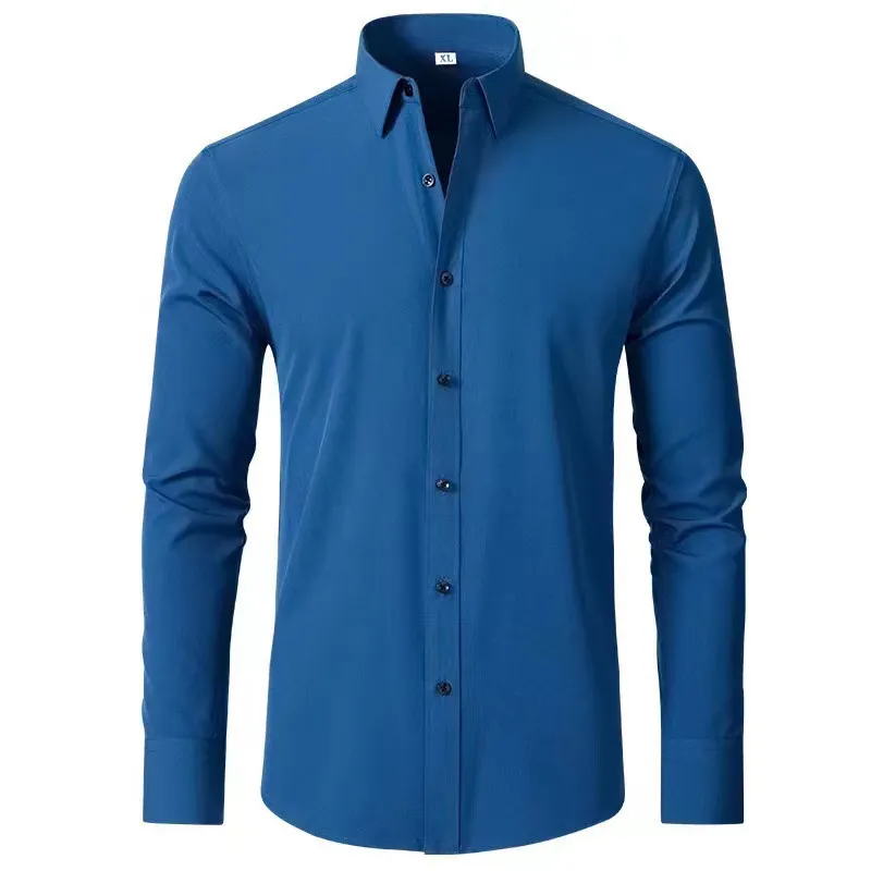 Men's Plus Size Button Up Long Sleeve Shirt, image 6