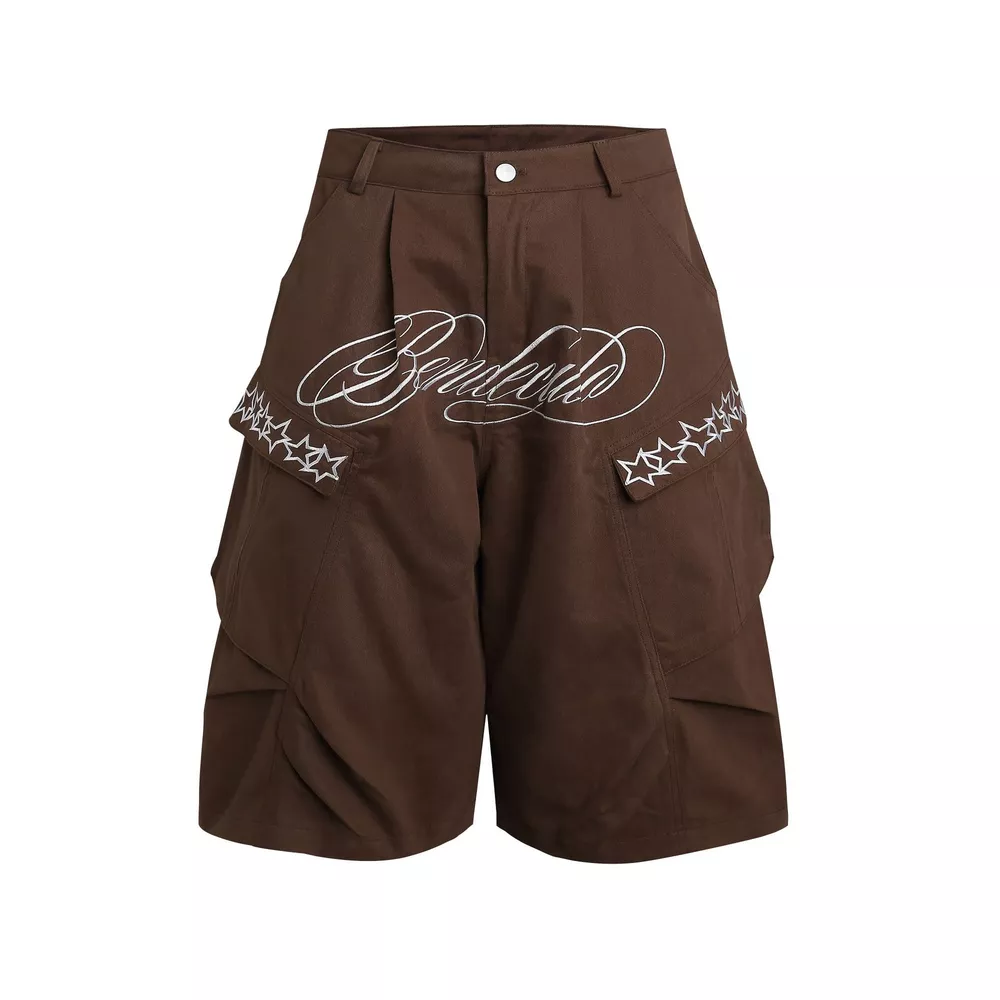 Men's Embroidered Cargo Capris, image 10