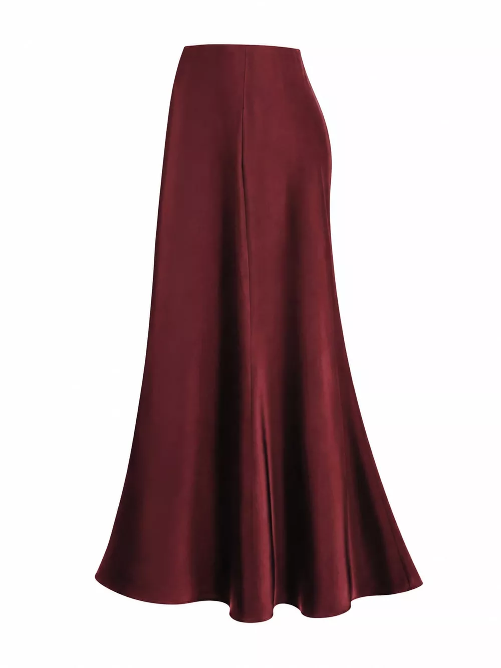 Full Size High-Waisted Satin Midi Skirt Plus Size, image 18