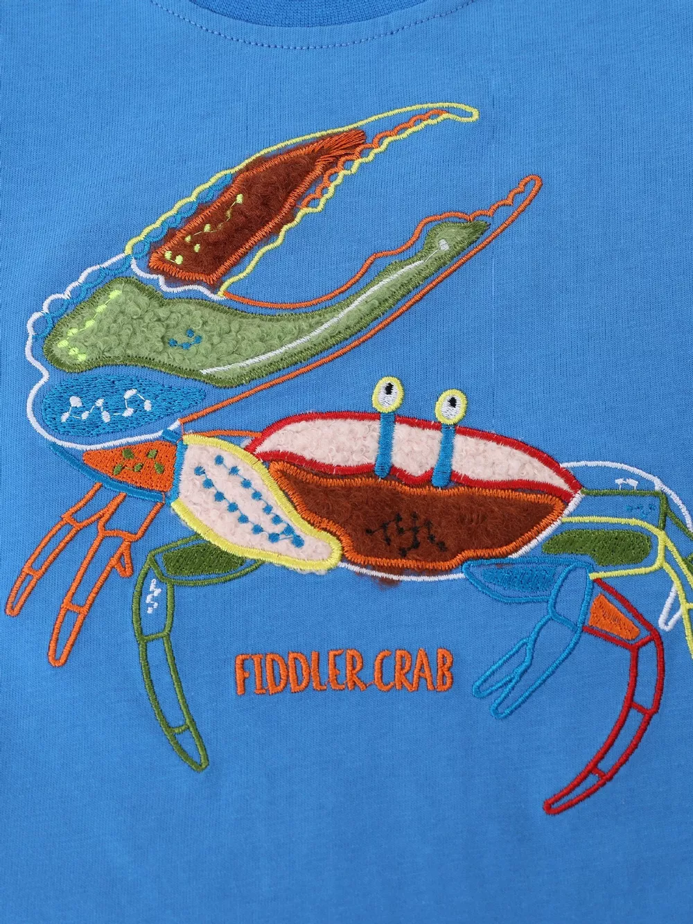 Children's Embroidered Crab Short Sleeve T-Shirt, image 5