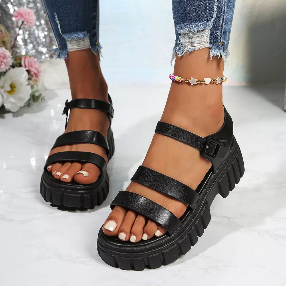 Open Toe Platform Sandals