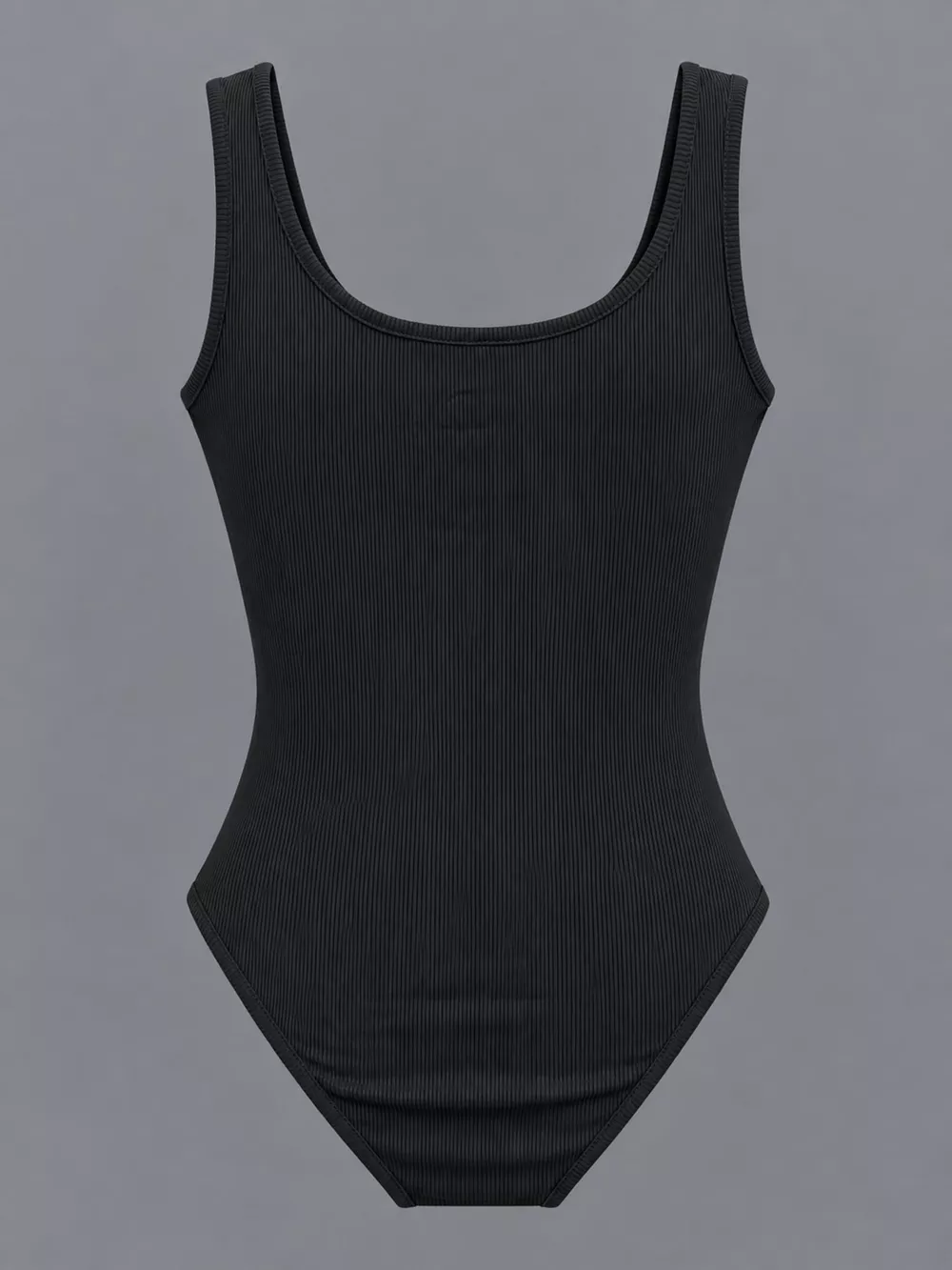 Full Size Ribbed Knit Sleeveless Scoop Neck Bodysuit Plus Size, image 4